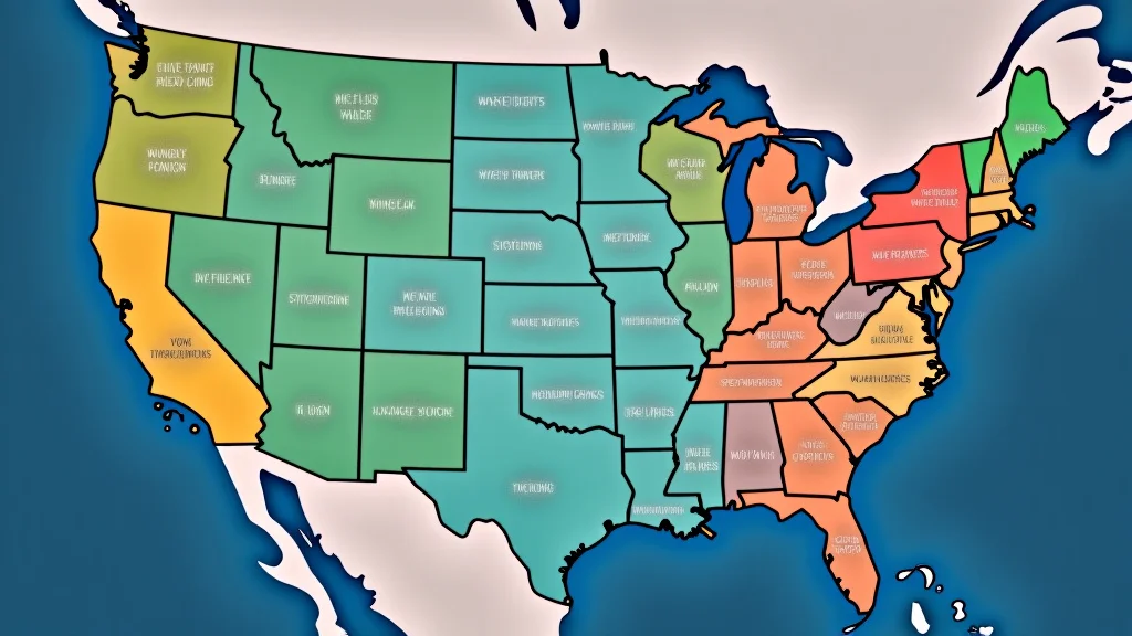 The image shows a colorful map of the United States with distinct time zone areas, aiding understanding of time zones.
