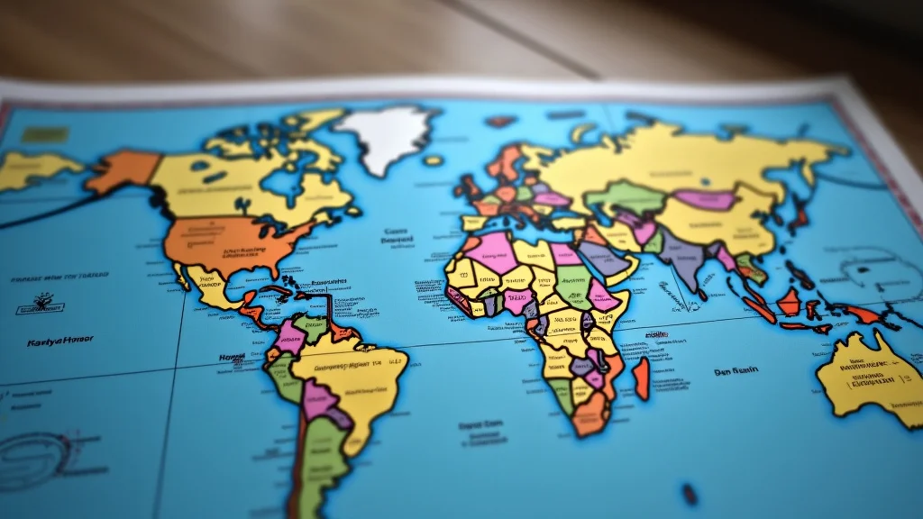 The image shows a detailed world map with colored time zones, illustrating understanding your time zone map.